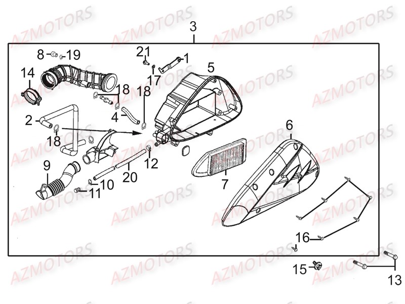 Boite A Air AZMOTORS 