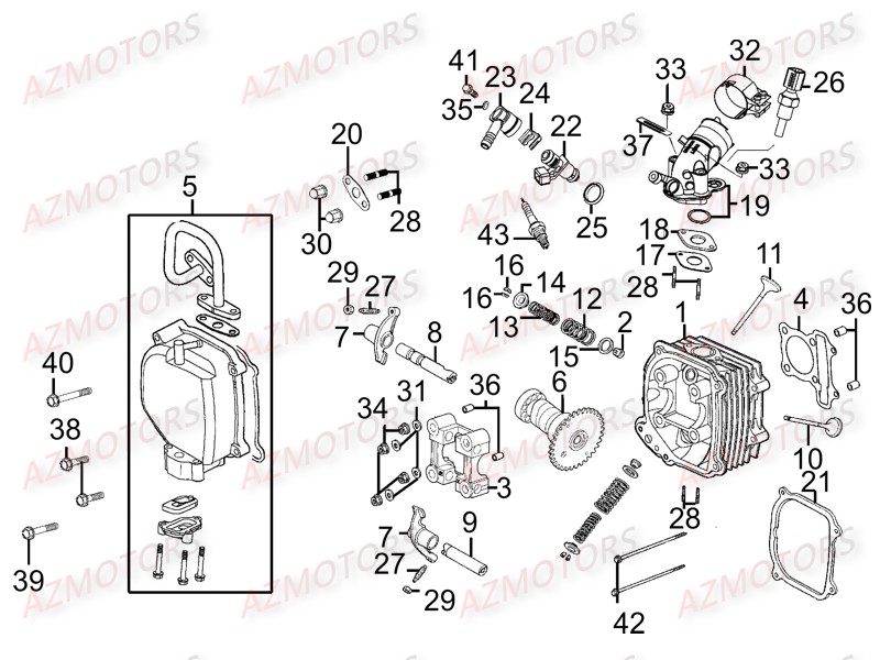 Culasse Distribution AZMOTORS 