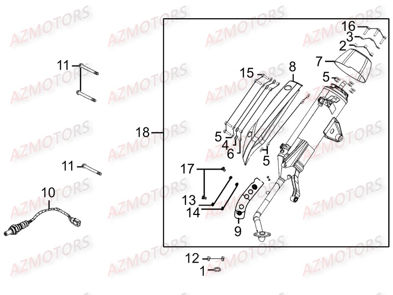 Echappement AZMOTORS 