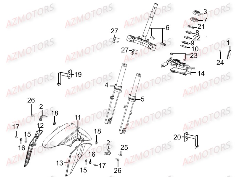 Fourche Agility City AZMOTORS 
