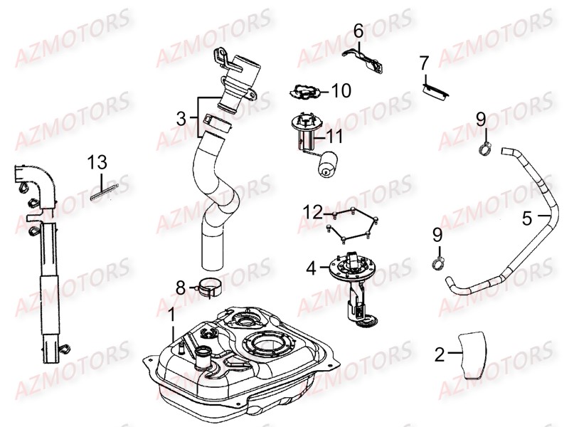 Reservoir A Carburant AZMOTORS 