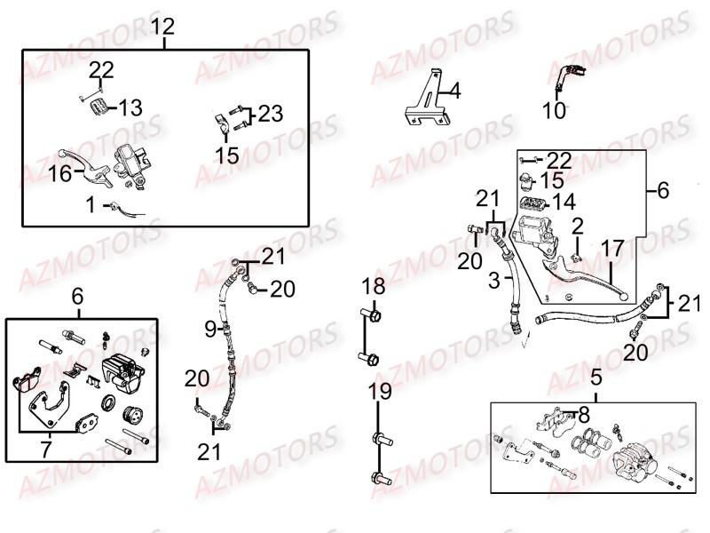 Systeme De Frein AZMOTORS 