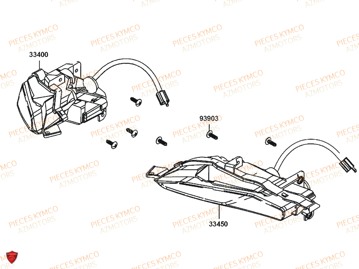 Clignotants KYMCO AK 550 4T EURO 4 (SAA1AA)