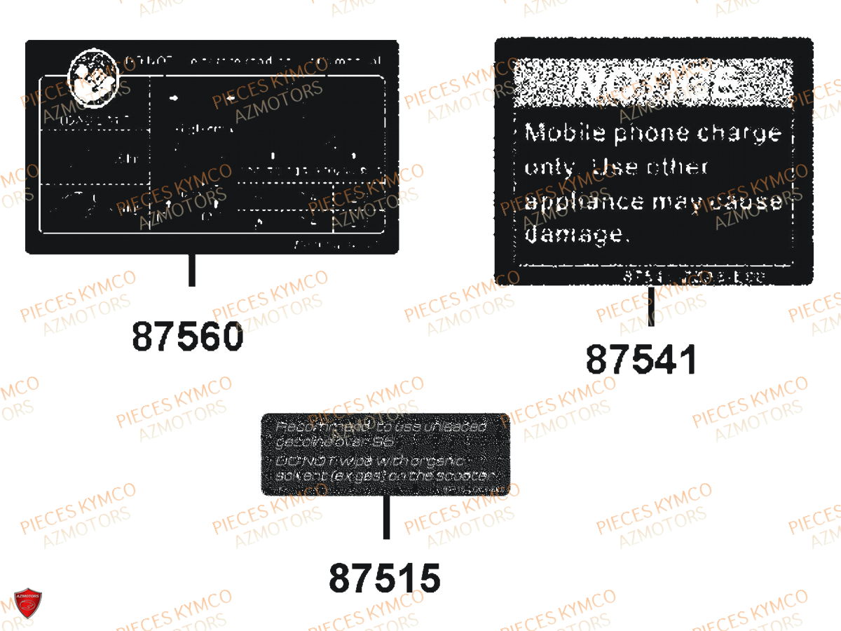 LABELS KYMCO AK 550