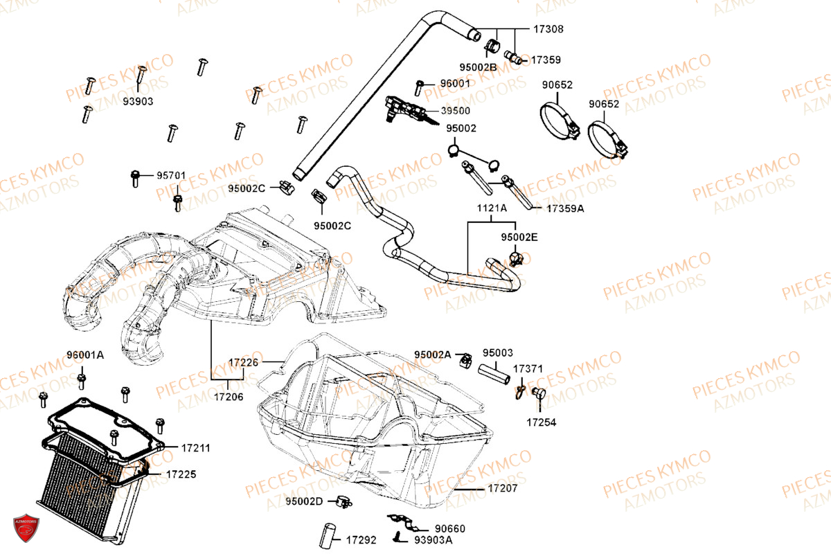 Boite A Air KYMCO AK 550 4T PREMIUM EURO5 (SBA1BA)