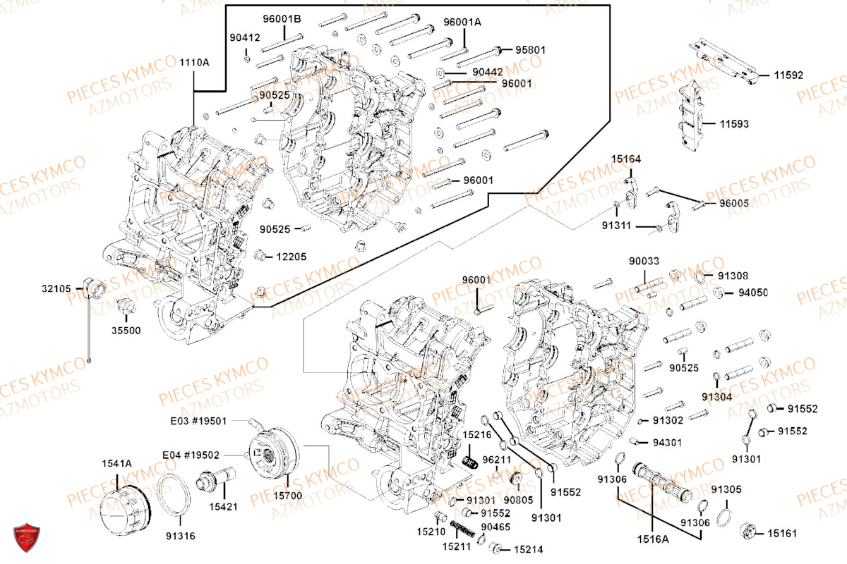 CARTERS_MOTEUR KYMCO AK 550 4T EURO 5 (SBA1AA)