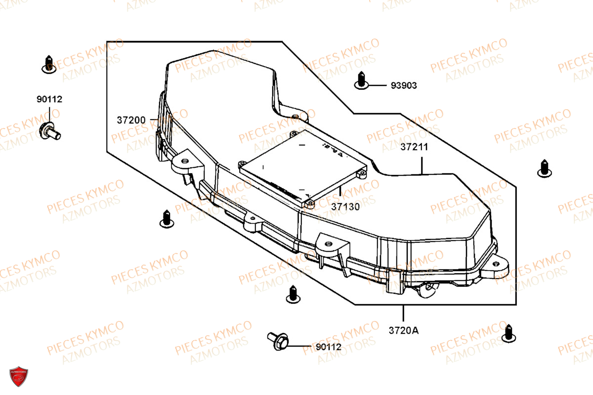 Compteur KYMCO AK 550 4T EURO_5 (SBA1AA)