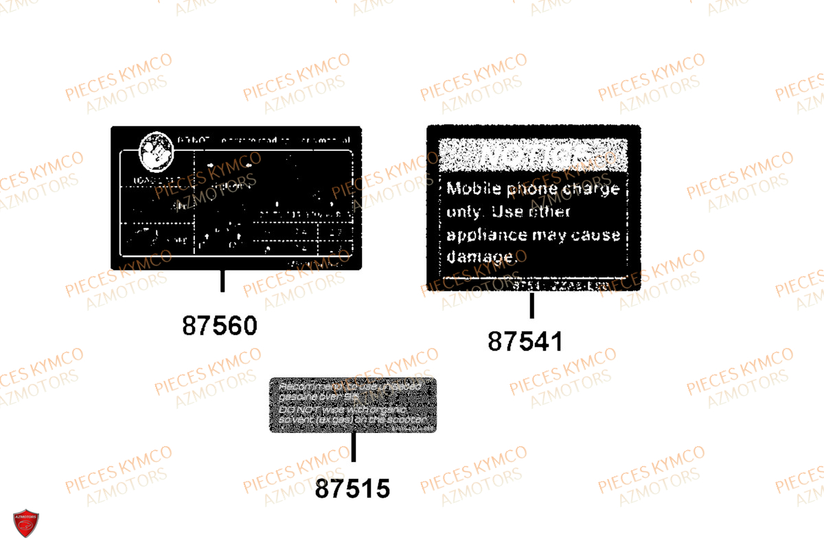 LABEL DE SECURITE pour AK 550 EURO 5