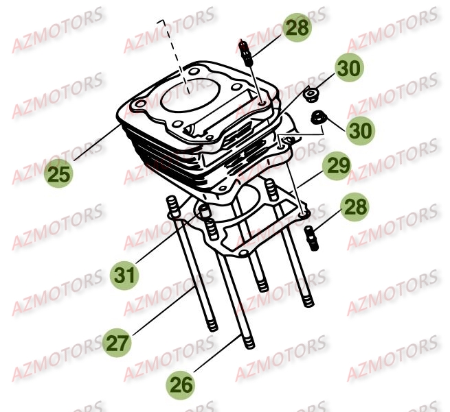 VILEBREQUIN   PISTON  CONTRE ARBRE 2 BETA ALP 200 11