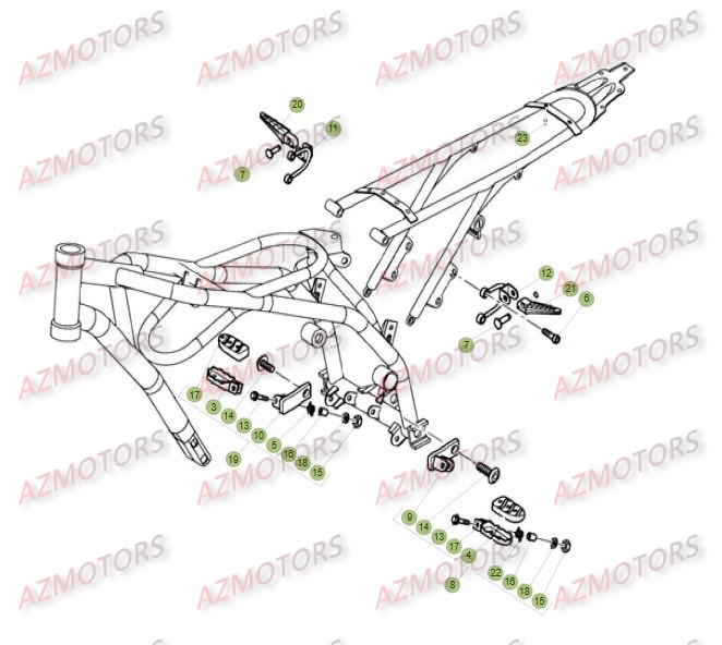 Accessoires Du Chassis BETA Pièces ALP 200-[2014]
