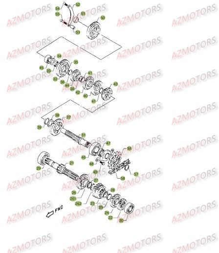 BOITE A VITESSES BETA ALP 350 11