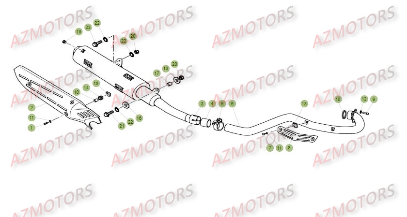 Echappement BETA Pièces ALP 4.0 350cc [2014]