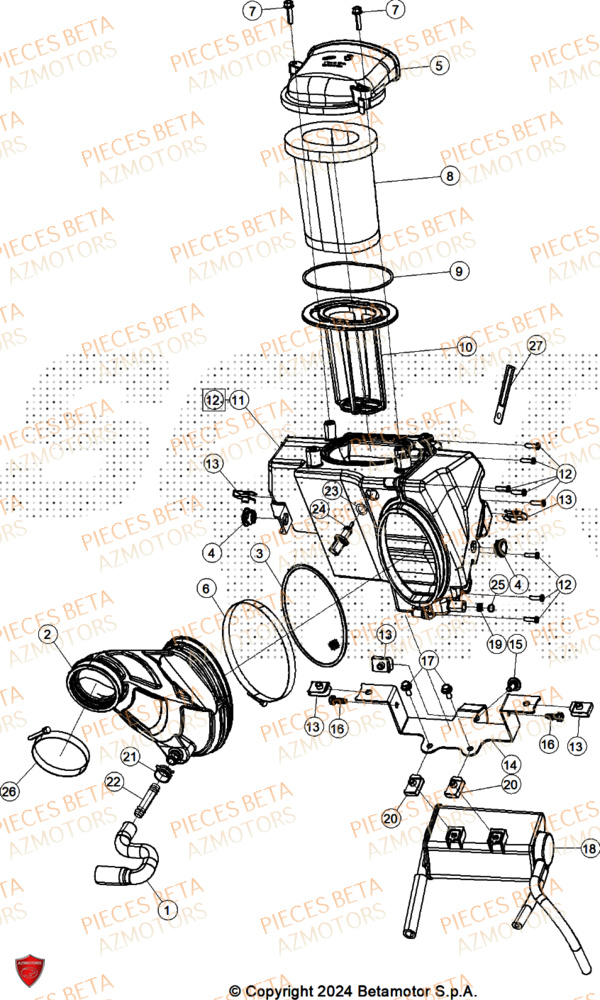 FILTRE A AIR BETA ALP X 350 4T 2025