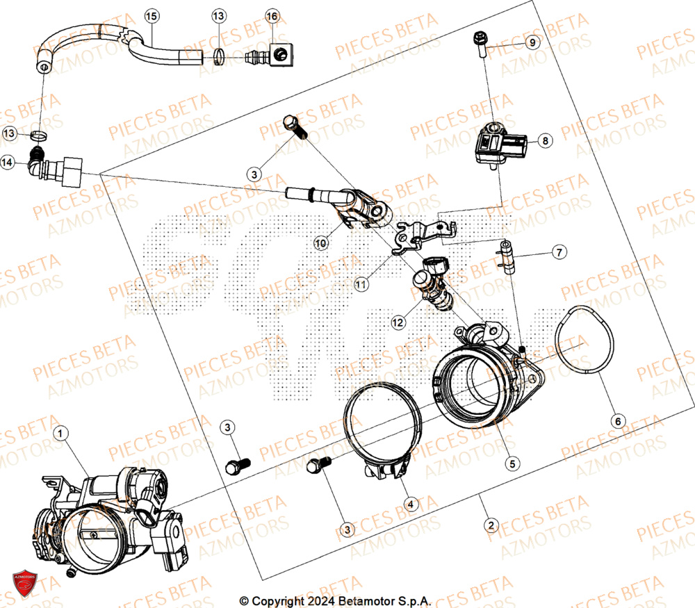 INJECTION BETA ALP X 350 4T 2025