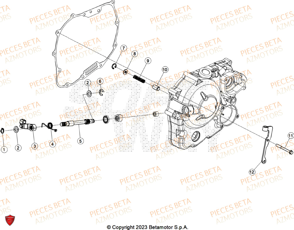LEVIER EMBRAYAGE BETA ALP X 350 4T 2025