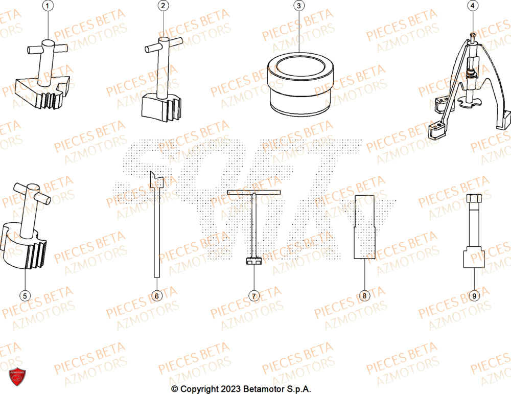 OUTILS BETA ALP X 350 4T 2025