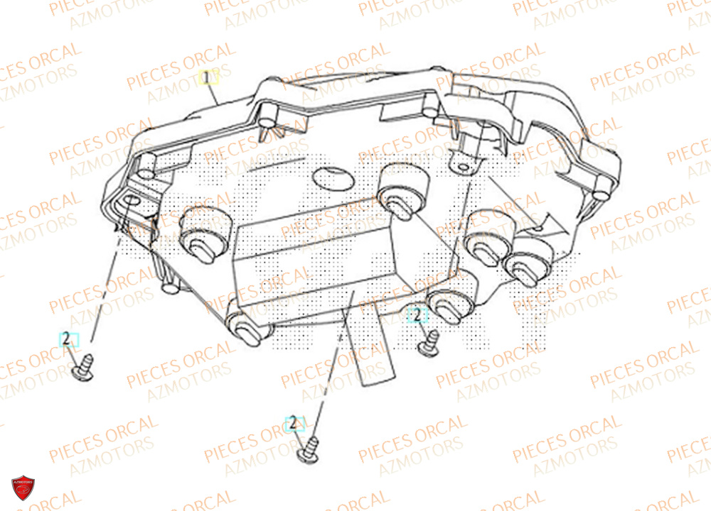 Compteur ORCAL Pièces Orcal ORCAL ARIOS 50 10" Euro 5+