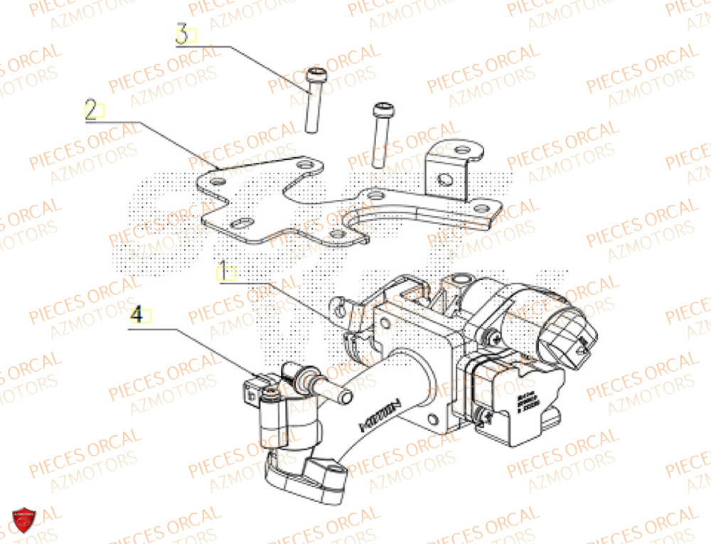 Corps Papillon ORCAL Pièces Orcal ORCAL ARIOS 50 10" Euro 5+