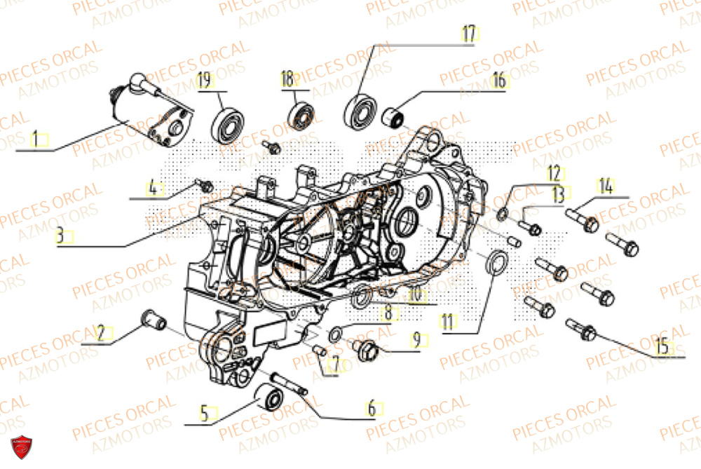 Demarreur ORCAL Pièces Orcal ORCAL ARIOS 50 10" Euro 5+