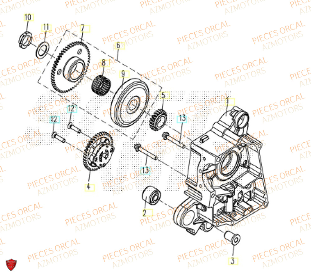 Pompe A Huile ORCAL Pièces Orcal ORCAL ARIOS 50 10" Euro 5+