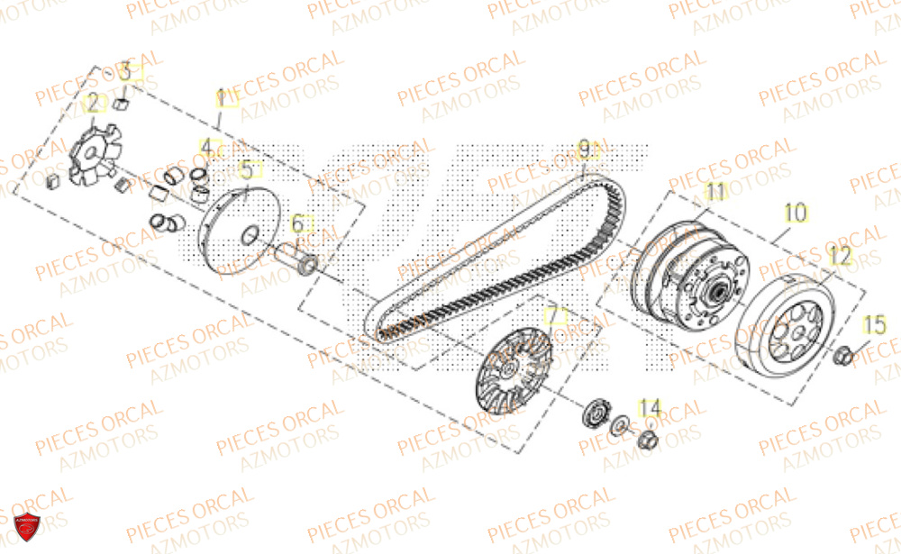 Variateur ORCAL Pièces Orcal ORCAL ARIOS 50 10" Euro 5+
