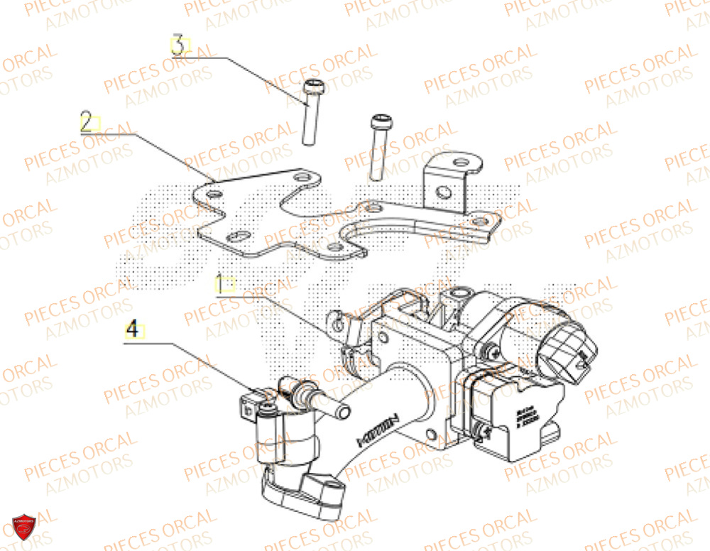 Corps Papillon ORCAL Pièces Orcal ORCAL ARIOS 50 12" Euro 5+