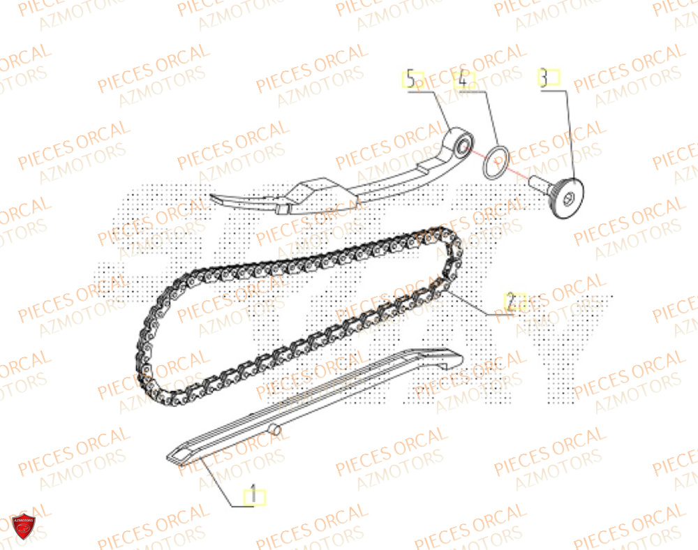 Distribution ORCAL Pièces Orcal ORCAL ARIOS 50 12" Euro 5+