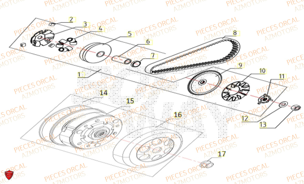 Variateur ORCAL Pièces Orcal ORCAL ARIOS 50 12" Euro 5+