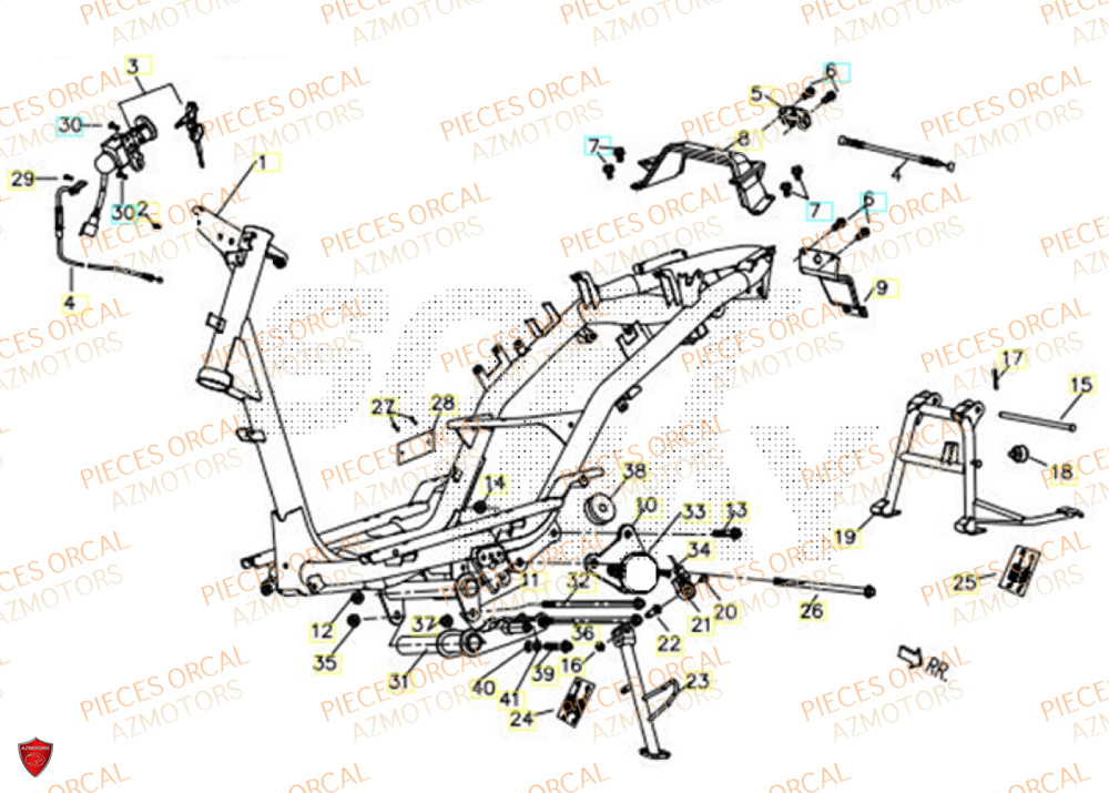 Chassis ORCAL Pièces Orcal ORCAL ARIOS-R 50 12" Euro 5+