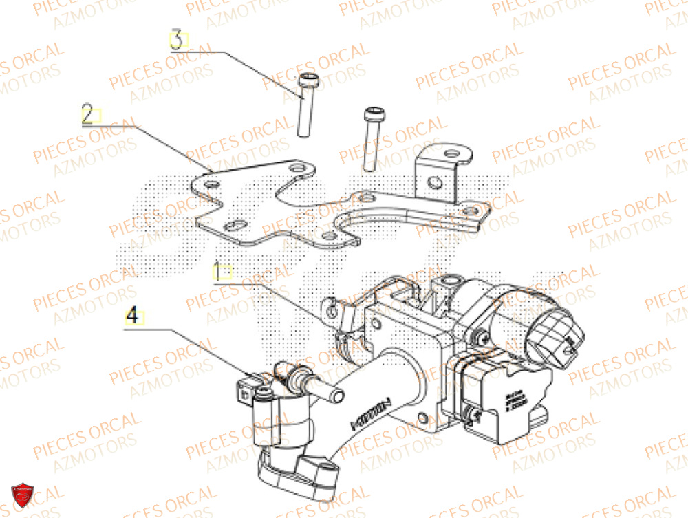 Corps Papillon ORCAL Pièces Orcal ORCAL ARIOS-R 50 12" Euro 5+