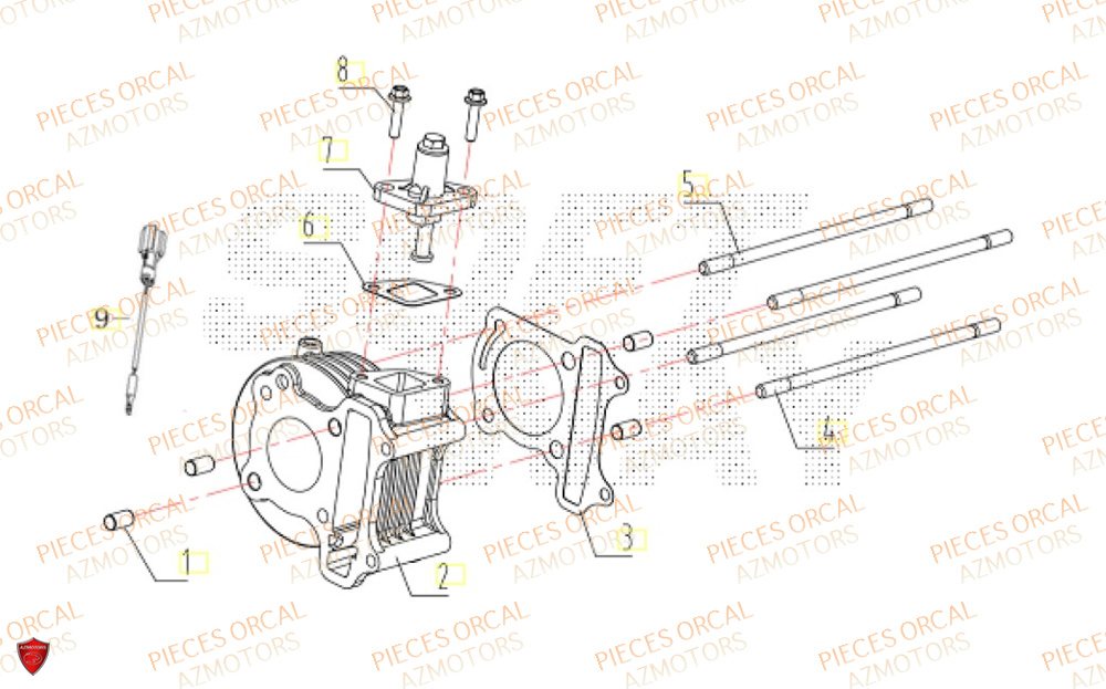 Cylindre ORCAL Pièces Orcal ORCAL ARIOS-R 50 12" Euro 5+
