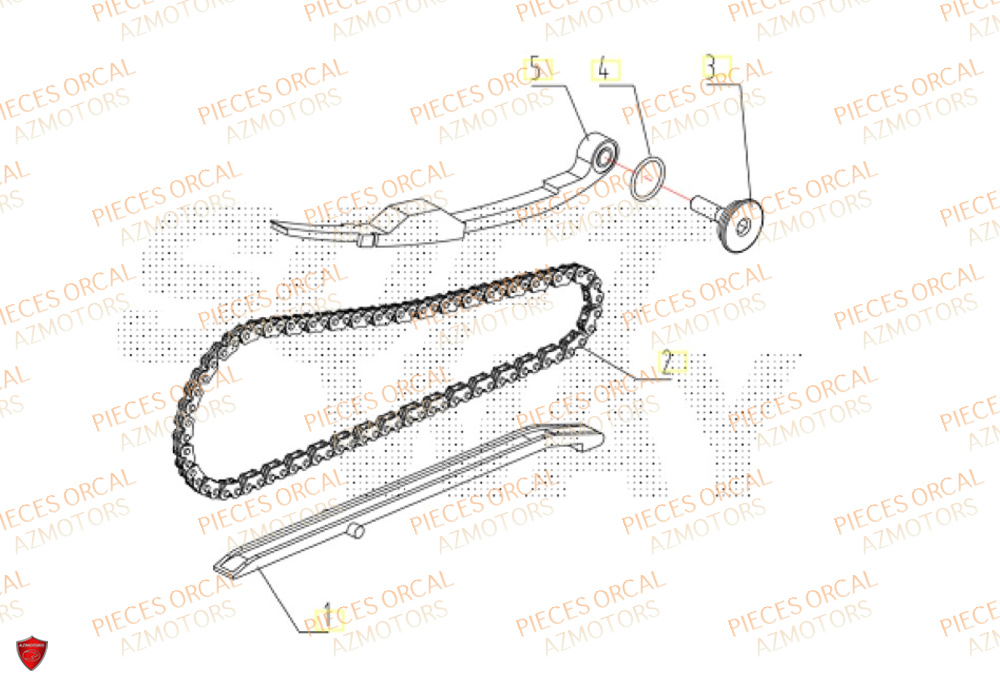 Distribution ORCAL Pièces Orcal ORCAL ARIOS-R 50 12" Euro 5+