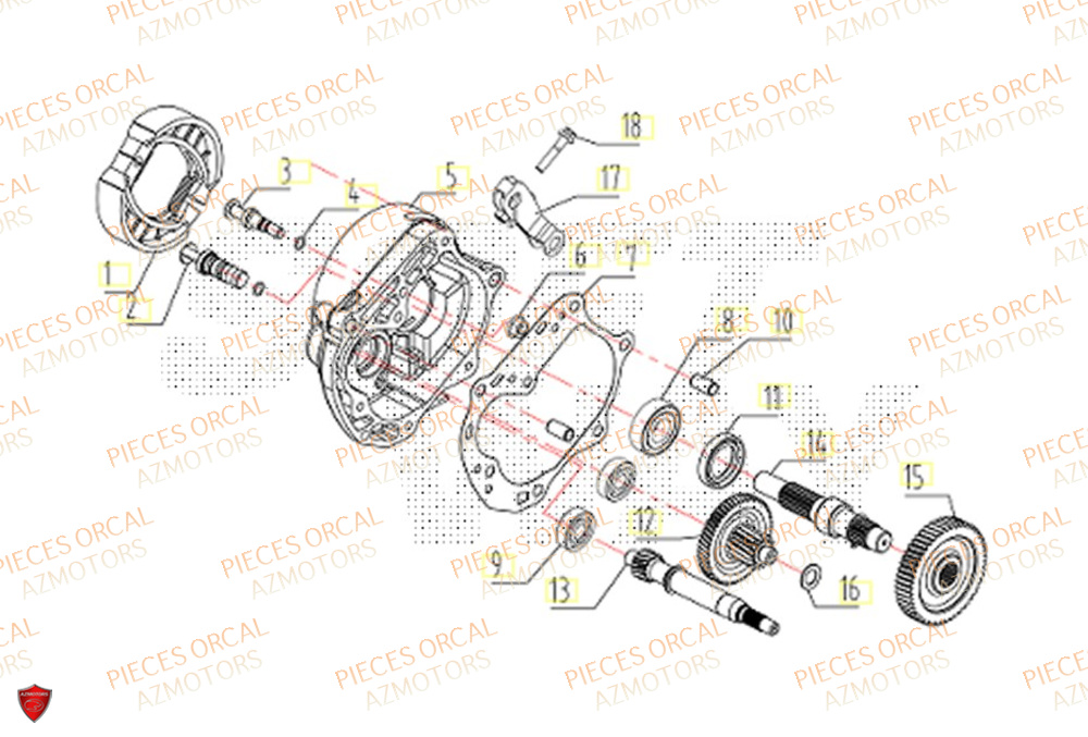 Transmission ORCAL Pièces Orcal ORCAL ARIOS-R 50 12" Euro 5+