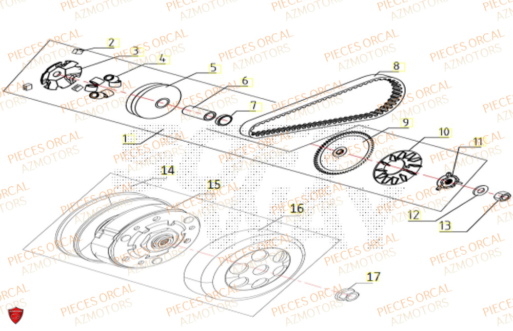 Variateur ORCAL Pièces Orcal ORCAL ARIOS-R 50 12" Euro 5+
