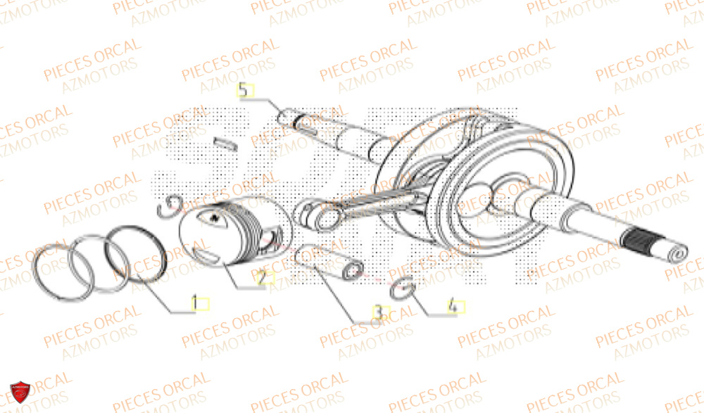 Vilebrequin ORCAL Pièces Orcal ORCAL ARIOS-R 50 12" Euro 5+