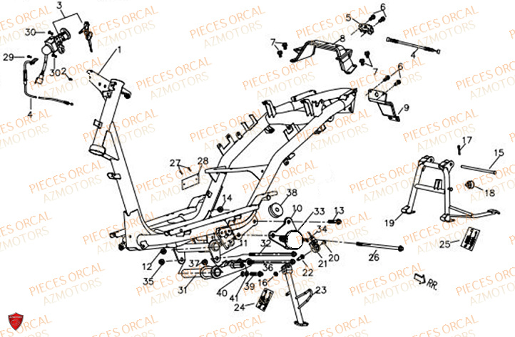 Cadre ORCAL Pièces Orcal ORCAL ARIOS 50 10" Euro 5