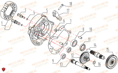 Transmission ORCAL Pièces Orcal ORCAL ARIOS 50 10" Euro 5