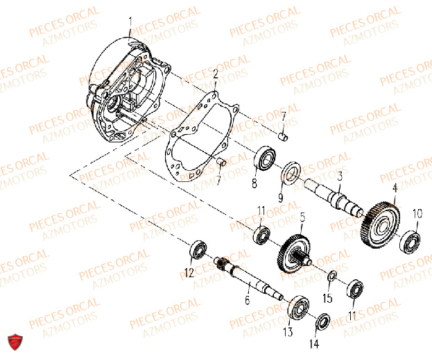 Transmission ORCAL Pièces Orcal ORCAL ARIOS 50 12" Euro 5