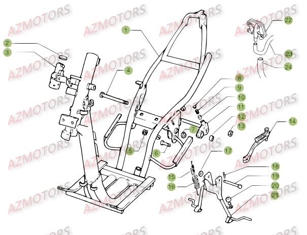 Accessoires Du Chassis AZMOTORS 
