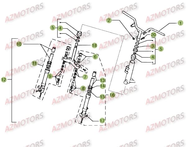 Fourche AZMOTORS 