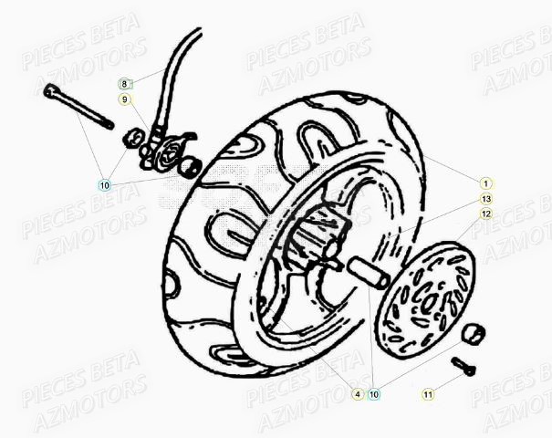 ROUE AVANT BETA ARK AIR MY13