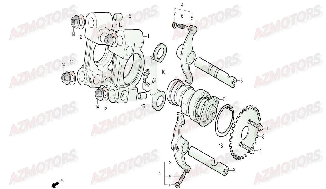 Arbre A Cames DAELIM Pieces Scooter DAELIM Aroma 125cc