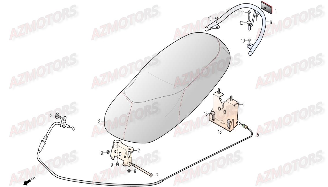 Selle DAELIM Pieces Scooter DAELIM Aroma 125cc