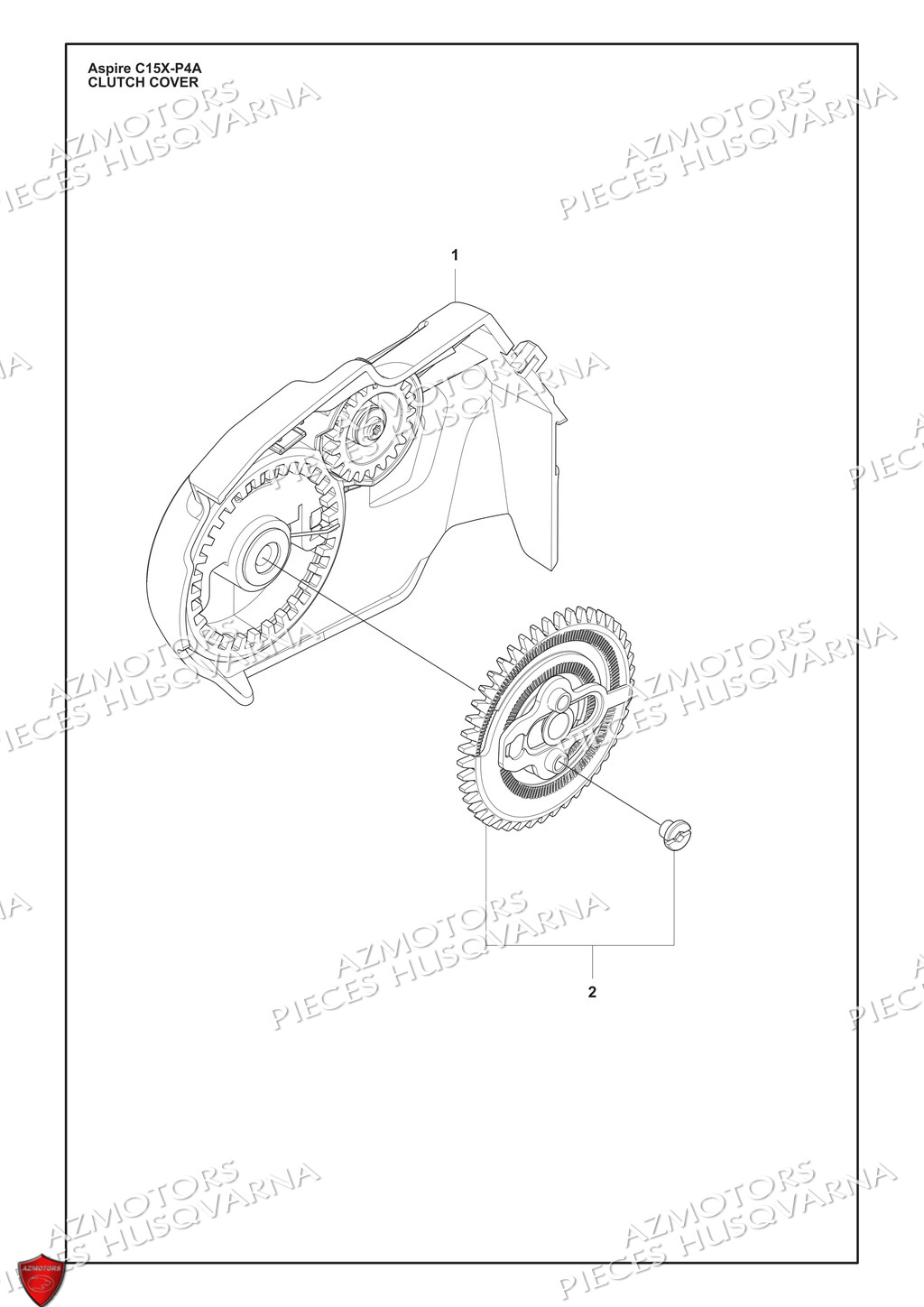 Carter De L Embrayage HUSQVARNA PIECES TRONCONNEUSE Aspire C15X-P4A HUSQVARNA