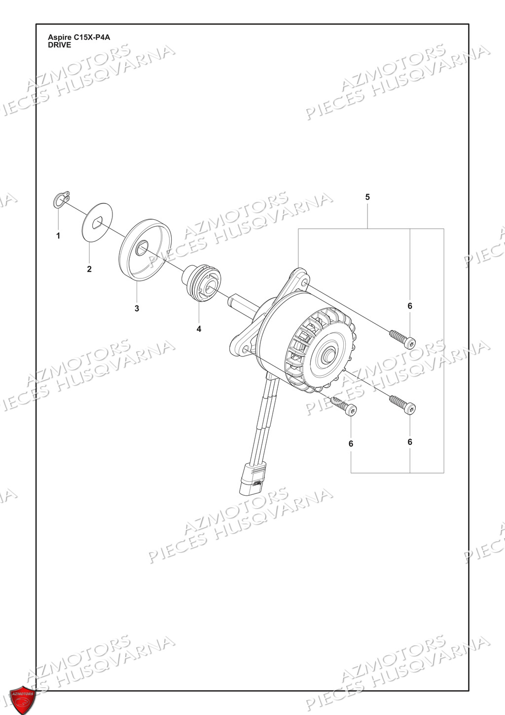 Unite D Entrainement HUSQVARNA PIECES TRONCONNEUSE Aspire C15X-P4A HUSQVARNA