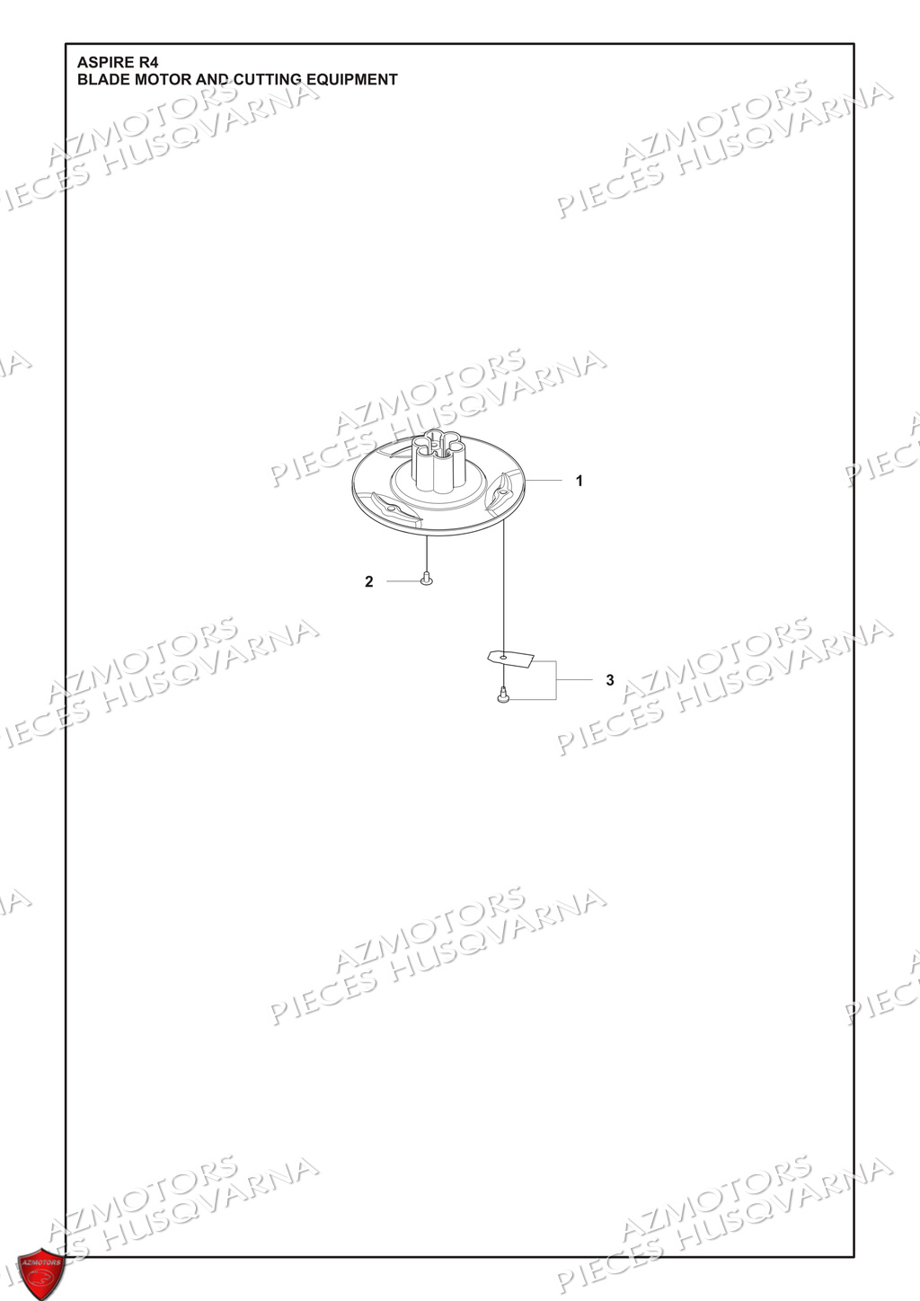 Moteur De Coupe Et Equipement De Coupe HUSQVARNA PIECES ASPIRE_R4 ROBOT TONDEUSE HUSQVARNA