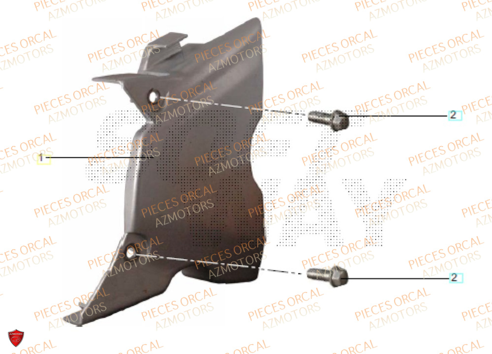 Cache Pignon ORCAL Pièces Orcal ASTOR 3 125cc EURO5+