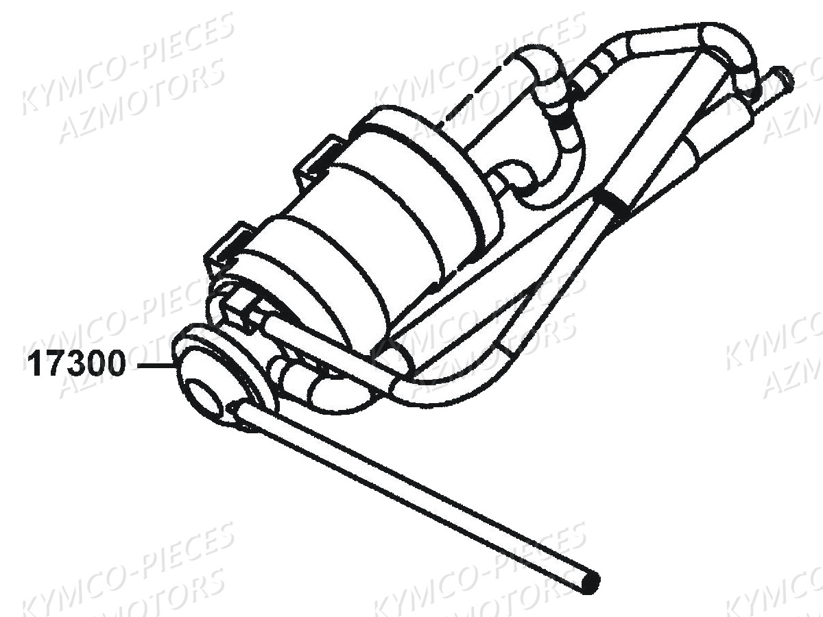 Reniflard KYMCO Pièces AGILITY CARRY 125I CBS E4 (KN25MB)