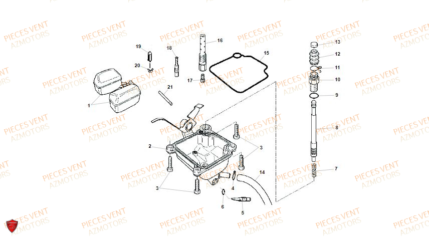 Carburateur VENT Pièces VENT BAJA 125 4T 2019 (STANDARD)