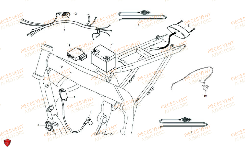 Equipement Electrique 2 VENT Pièces VENT BAJA 125 4T 2019 (STANDARD)